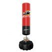 Genki 185cm Hydraulic Free Standing Punching Boxing Kicking Bag Stand Black Red