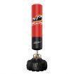 Genki 185cm Hydraulic Free Standing Punching Boxing Kicking Bag Stand Black Red