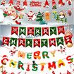 2021 Christmas Flag Decorations Supplies Home Decore 6pcs 3m Garland Christmas Banners Christmas Decorations