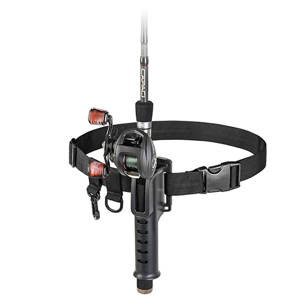 Adjustable Fishing Waist Belt Padded Fishing Rod Holder Portable Pole  Inserter Multi-function Rack Tackle Carry Strap