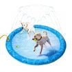 Pet Mat Dog Sprinkler Splash Swimming Paddling Pool Outdoor Water Play Spray Toy 100cm