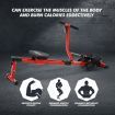 Genki Hydraulic Exercise Rowing Machine Indoor Home Rower Adjustable 12-Level Resistance LCD Monitor