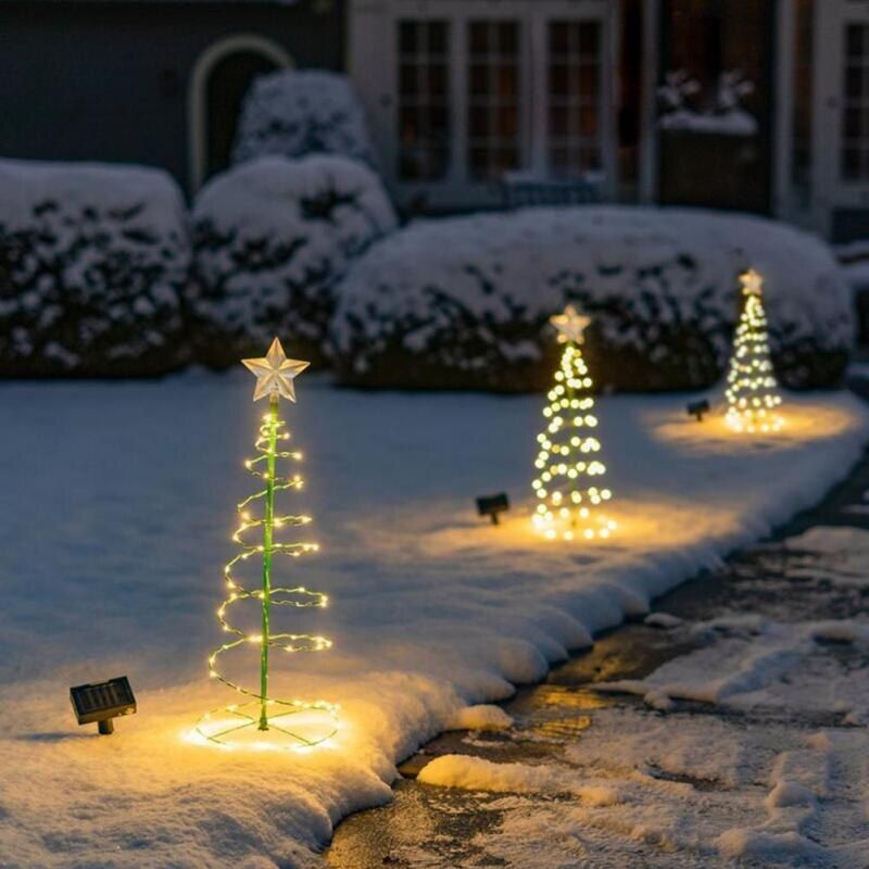 2022 Newest Christmas Tree Lights Christmas Spiral Tree LED Light Outdoor Christmas Tree Light Decoration Xmas Decor