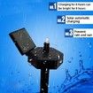 4pcs Snowmans EVA Solar Powered Garden Light Christmas Decoration Lights Waterproof Outdoor Solar Lawn Landscape Lights