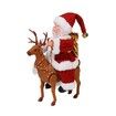 Santa Claus Riding Electric Deer Deer Cart Children's Toy Electric Riding Deer Santa Claus Christmas Gift