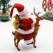 Santa Claus Riding Electric Deer Deer Cart Children's Toy Electric Riding Deer Santa Claus Christmas Gift