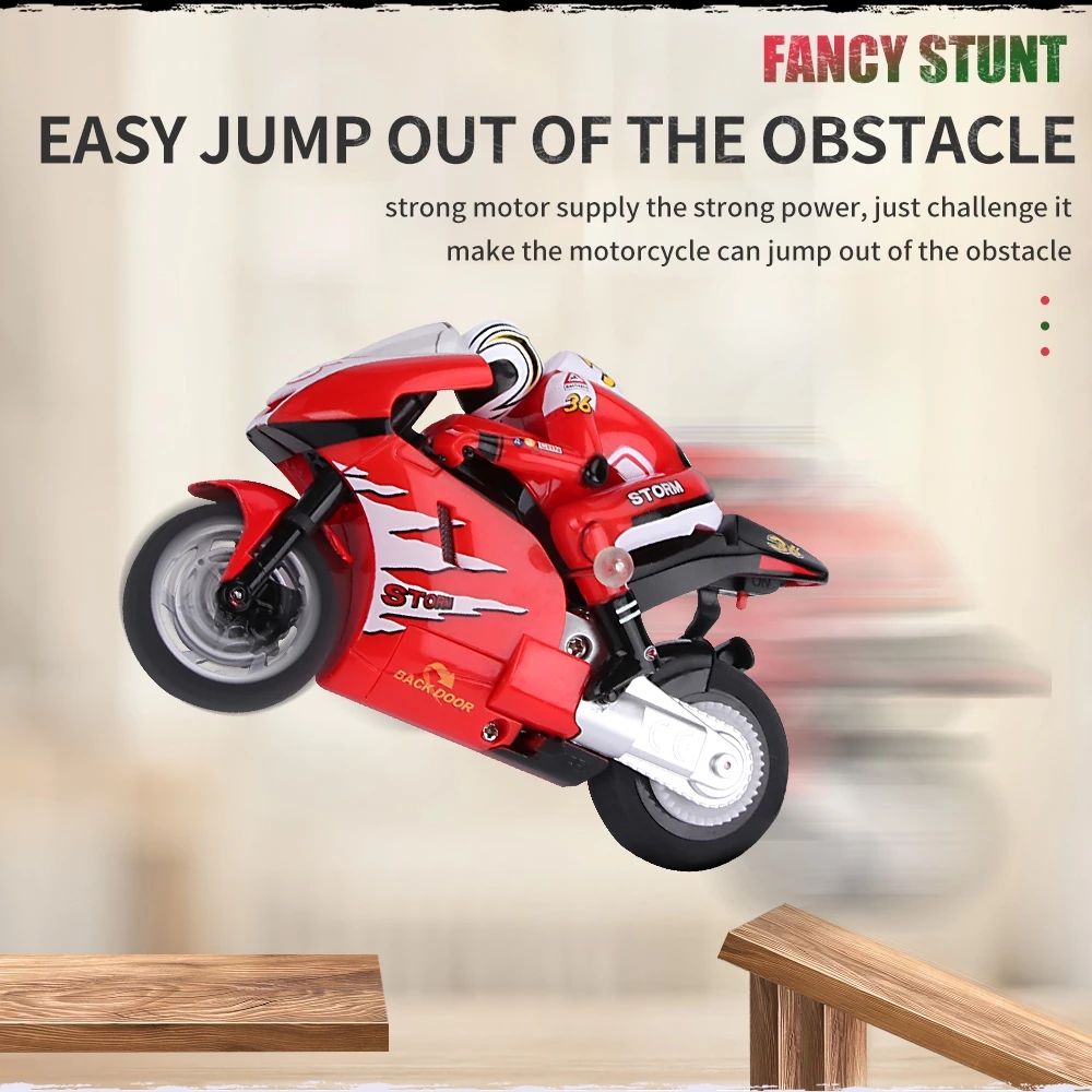 2.4G Jump Remote Control Rechargeable Motorcycle RC Full scale Floaty ...