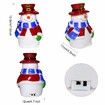 Christmas Snowman Projector Lights, Decorative Projection Lamp with Snowflake, Snowman,Tree, Ball Patterns for Night Decoration Xmas Party