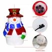 Christmas Snowman Projector Lights, Decorative Projection Lamp with Snowflake, Snowman,Tree, Ball Patterns for Night Decoration Xmas Party