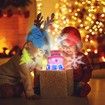 Christmas Snowman Projector Lights, Decorative Projection Lamp with Snowflake, Snowman,Tree, Ball Patterns for Night Decoration Xmas Party