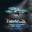 2021 Newest Colorful 4K HD Dual Camera with WIFI FPV Foldable Light Flow Quadcopter Anti Interference Technology Professional RC Drones