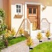 2X Solar Garden Tree Lights 2 Modes 12 Lamp Beads Multi-Color Waterproof Holiday Lights for Yard