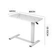Levede Standing Desk Height Adjustable Sit Stand Office Computer Table Shelf