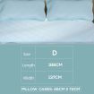 Dreamz Mattress Protector Cool Topper Set Pillow Case Double
