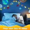 5M LED Dinosaur String Lights Batteries Powered Dinosaur Lamp Christmas Party Tree Decorative
