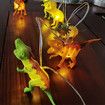5M LED Dinosaur String Lights Batteries Powered Dinosaur Lamp Christmas Party Tree Decorative