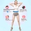 24 Knots Adjustable Exercise Weighted Hula Hoop, Smart Detachable Fitness Hula Hoops for Adults Abdomen Fitness and Massage 2-in-1,Exercise for Legs Waist Hips (Blue)