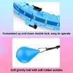 24 Knots Adjustable Exercise Weighted Hula Hoop, Smart Detachable Fitness Hula Hoops for Adults Abdomen Fitness and Massage 2-in-1,Exercise for Legs Waist Hips (Blue)