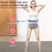 24 Knots Adjustable Exercise Weighted Hula Hoop, Smart Detachable Fitness Hula Hoops for Adults Abdomen Fitness and Massage 2-in-1,Exercise for Legs Waist Hips (Blue)