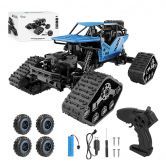 2-in-1 Remote Control Climbing Off-Road Car and Tank High Speed RC Vehicle for Kids All-Terrain Remote Control Toy
