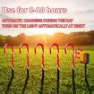 8 Pcs Outdoor Solar Christmas Decoration Lights Garden Solar Star Christmas Cane Lights For Outdoor Garden Christmas Decoration