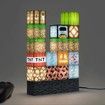 Creative Night Light DIY LED Building Block Splicing Desktop Minecraft Decoration Kids Bedroom Bedside Table Lamp Ornament Square