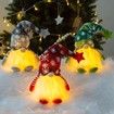 Illuminated Christmas Gnomes Ornaments Plush Doll Ornaments Home Dining Table Christmas Dolls