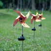 2 Pack Solar Windmill LED Light Outdoor Decorative Garden Color Changing for Yard Lawn, Patio