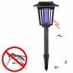 Solar Powered LED Light Pest Bug Zapper Insect Mosquito Killer Lamp Garden Outdoor