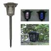 Solar Powered LED Light Pest Bug Zapper Insect Mosquito Killer Lamp Garden Outdoor