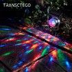 Outdoor Solar Rotating Color Projection Lamp Solar Lamp For Garden Decoration Lawn Lamp