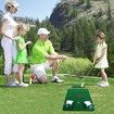 Mini Golfers Indoor Outdoor Golf Kit Game Course Golf man in Col Green