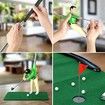 Mini Golfers Indoor Outdoor Golf Kit Game Course Golf man in Col Green