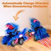 Transforming Dinosaur 2 in 1 Automatic Transformer Dino Cars with LED Light COL.Blue