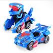Transforming Dinosaur 2 in 1 Automatic Transformer Dino Cars with LED Light COL.Blue