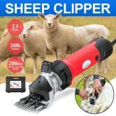 2800RPM Electric Sheep Wool Shear Clipper Livestock Hair Grooming Kit with 5m Power Cable