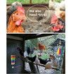 6 Packs Chicken Xylophone Swing Ladder Toys Pecking Vegetable Hanging Feeder for Chicken Hens Bird Parrot