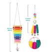 6 Packs Chicken Xylophone Swing Ladder Toys Pecking Vegetable Hanging Feeder for Chicken Hens Bird Parrot