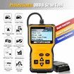 Car OBD2 Scanner Code Reader Engine Fault Code Reader Scanner CAN Diagnostic Scan Tool for All OBD II Protocol Cars Since 1996  Yellow