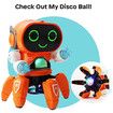 Robot Pioneer Colorful Lights And Music All Direction Movement Dancing Robot Toys For Boys and Girls