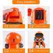 Robot Pioneer Colorful Lights And Music All Direction Movement Dancing Robot Toys For Boys and Girls