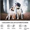 Dog Training Collar Anti bark Collar 2 in 1, Remote Range 1000-1500ft,Rechargeable - Waterproof 3 Modes Beep