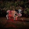 Cow Solar Light,Smart Resin Daisy Cow LED Solar Light 30x20x18cm