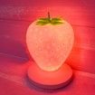 Silicone Strawberry Lamp, LED Cute Night Light, Bedside Color Changing Lamp, 3 Modes Touch For Gift