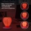 Silicone Strawberry Lamp, LED Cute Night Light, Bedside Color Changing Lamp, 3 Modes Touch For Gift