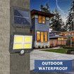 COB 128 LED Solar Powered Motion Sensor Wall Light Outdoor Garden Security Night Wall Split Solar Lamp 1/3 Modes