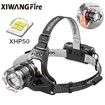 High Powerful ZOOM Sensor Headlamp XHP50 Super Bright Outdoor Headlight Torch Flashlight USB Rechargeable Light