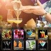 12pcs/set Stainless Steel Cocktail Shaker Set Bartender Tool Kit Bar Accessories Drink Mixer Tool With Wine Rack Stand 750ml