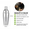 12pcs/set Stainless Steel Cocktail Shaker Set Bartender Tool Kit Bar Accessories Drink Mixer Tool With Wine Rack Stand 750ml