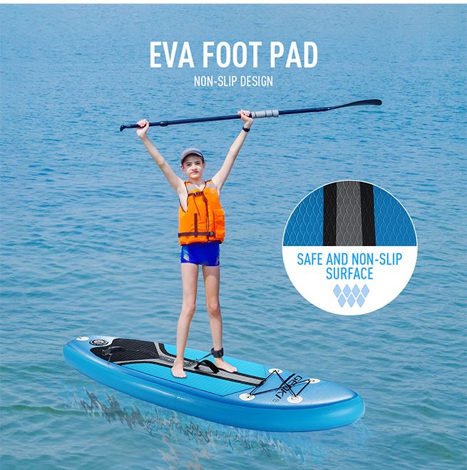 Genki Inflatable SUP Stand Up Paddle Board Paddleboard 180CM Adjustable